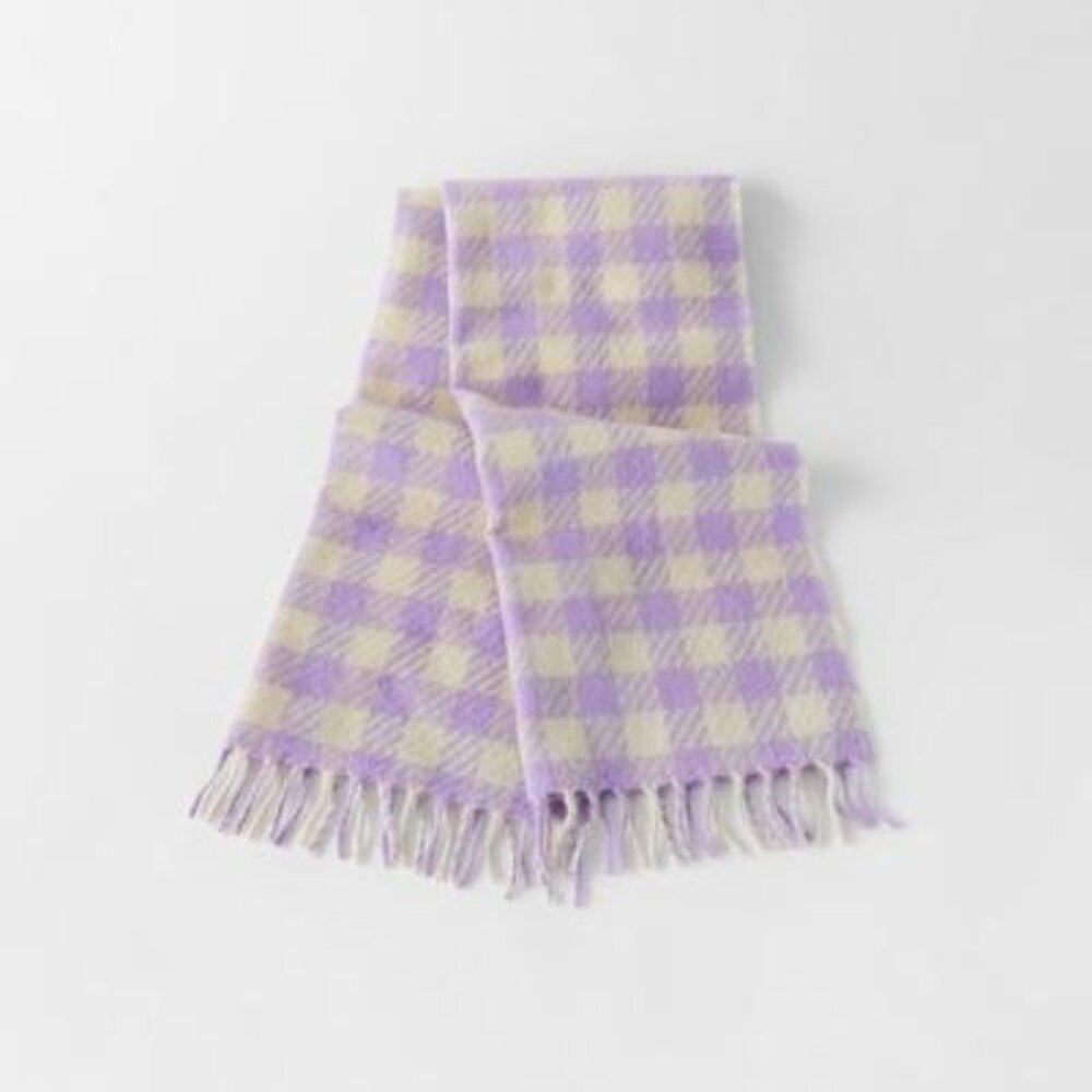Zara Kids Soft Touch Plaid Scarf